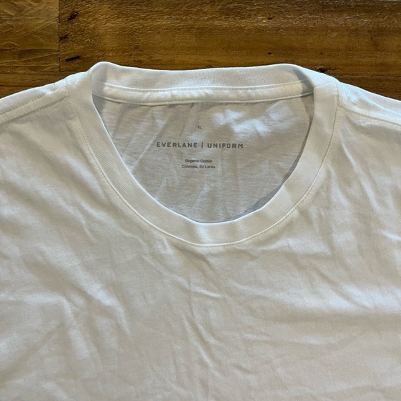 NEW Everlane The Organic Cotton Crew Uniform in White XL - Picture 7 of 11